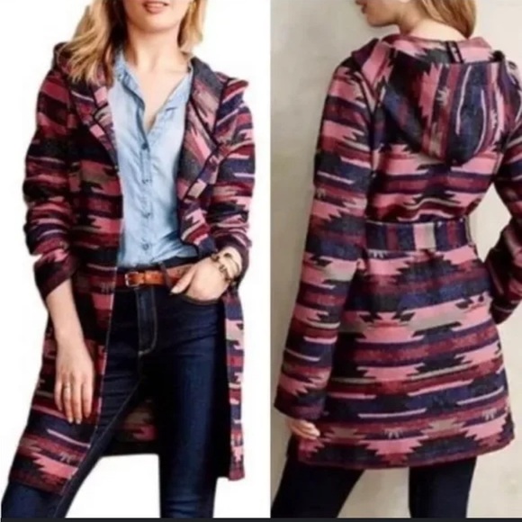 Tabitha Jackets & Blazers - Tabitha Pink and Blue Aztec Print Jacket 
LP